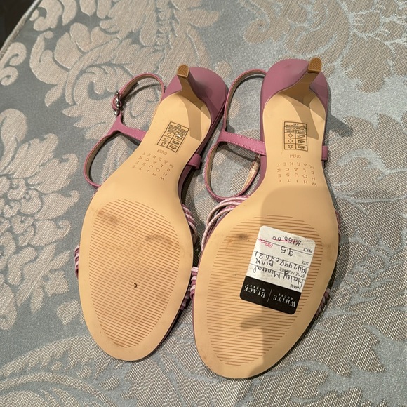 NEW WHITE HOUSE BLACK MARKET pink/purple heels - Picture 4 of 5
